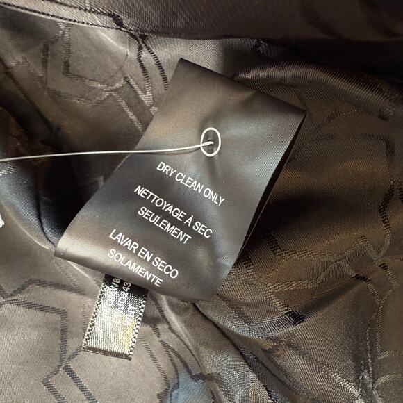 KARL LAGERFELD PARIS Women's XL Double-Breasted Overcoat Wool Blend - Picture 16 of 16